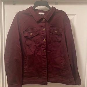 Westport Maroon Jacket, size 20